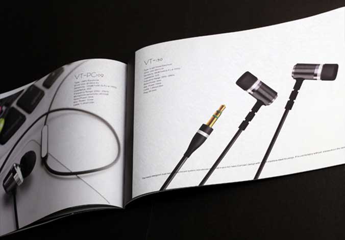 Vtsonic耳機(jī)畫冊設(shè)計，宣傳冊設(shè)計